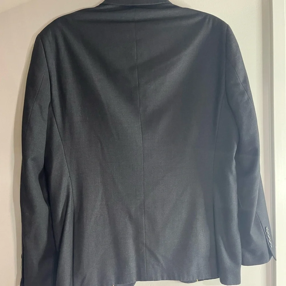 Elegant Charcoal Men's Blazer
